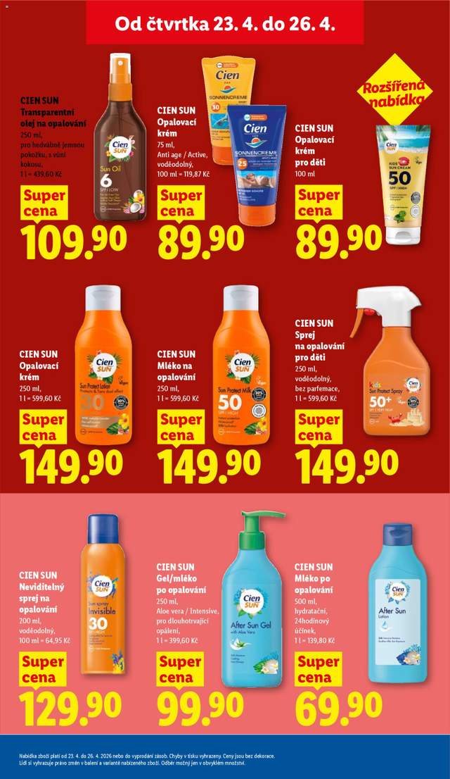 Nový Lidl leták od 23.04.