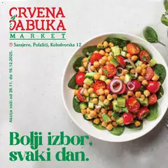 Pregled letka Katalog Crvena jabuka market Pofalići trgovine Crvena jabuka vrijedi od 2025.11.26