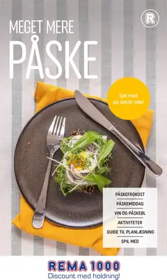 Eksempel på tilbudsavis Meget mere påske fra butik Rema 1000 gyldig fra 17/03/2026