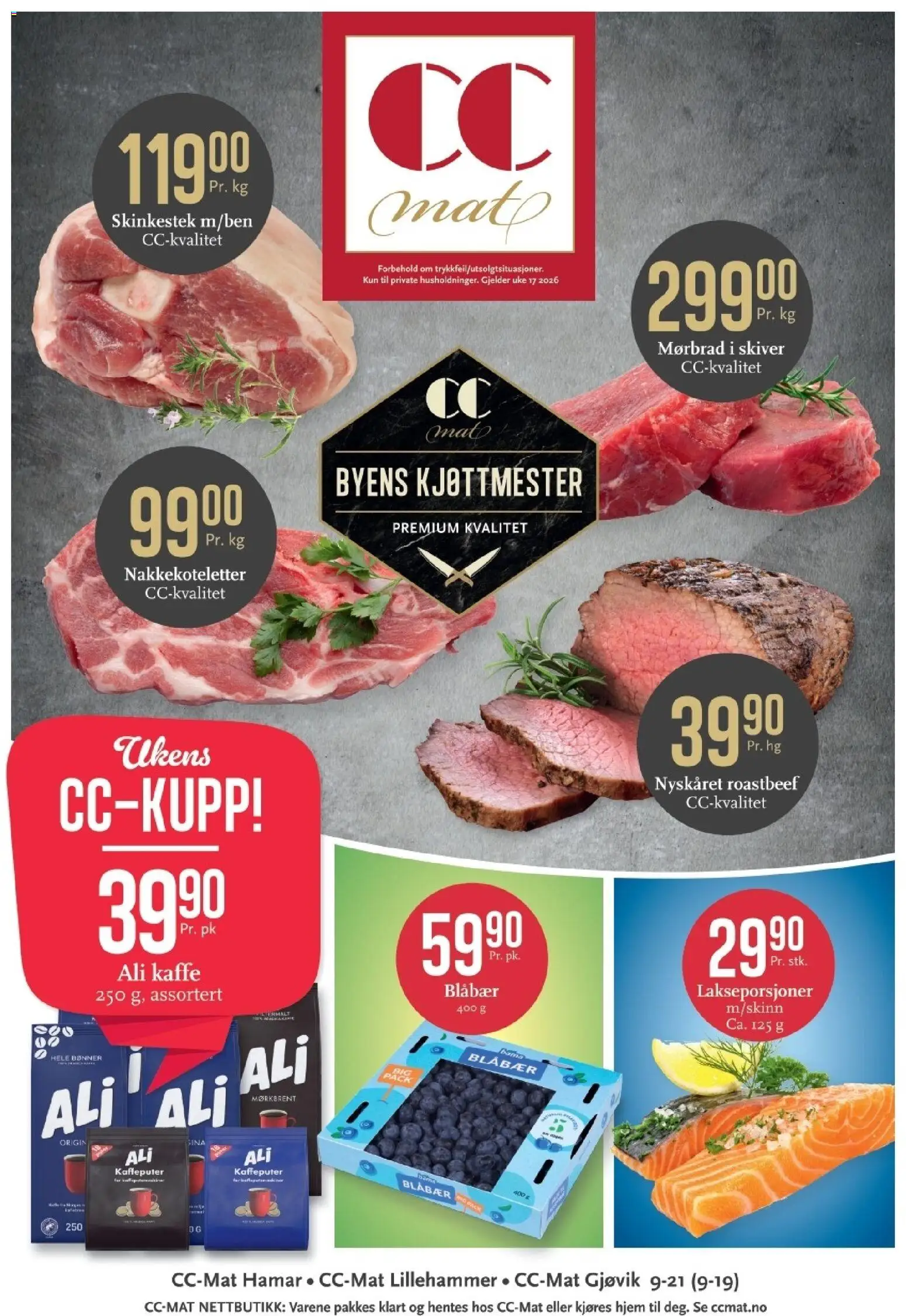 Forhåndsvis CC Mat kundeavis fra butikk CC Mat gyldig fra 20/04/2026