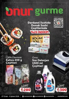 Onur Market Katalog - Gurme 27.01.2026 - Broşürünün önizlemesi
