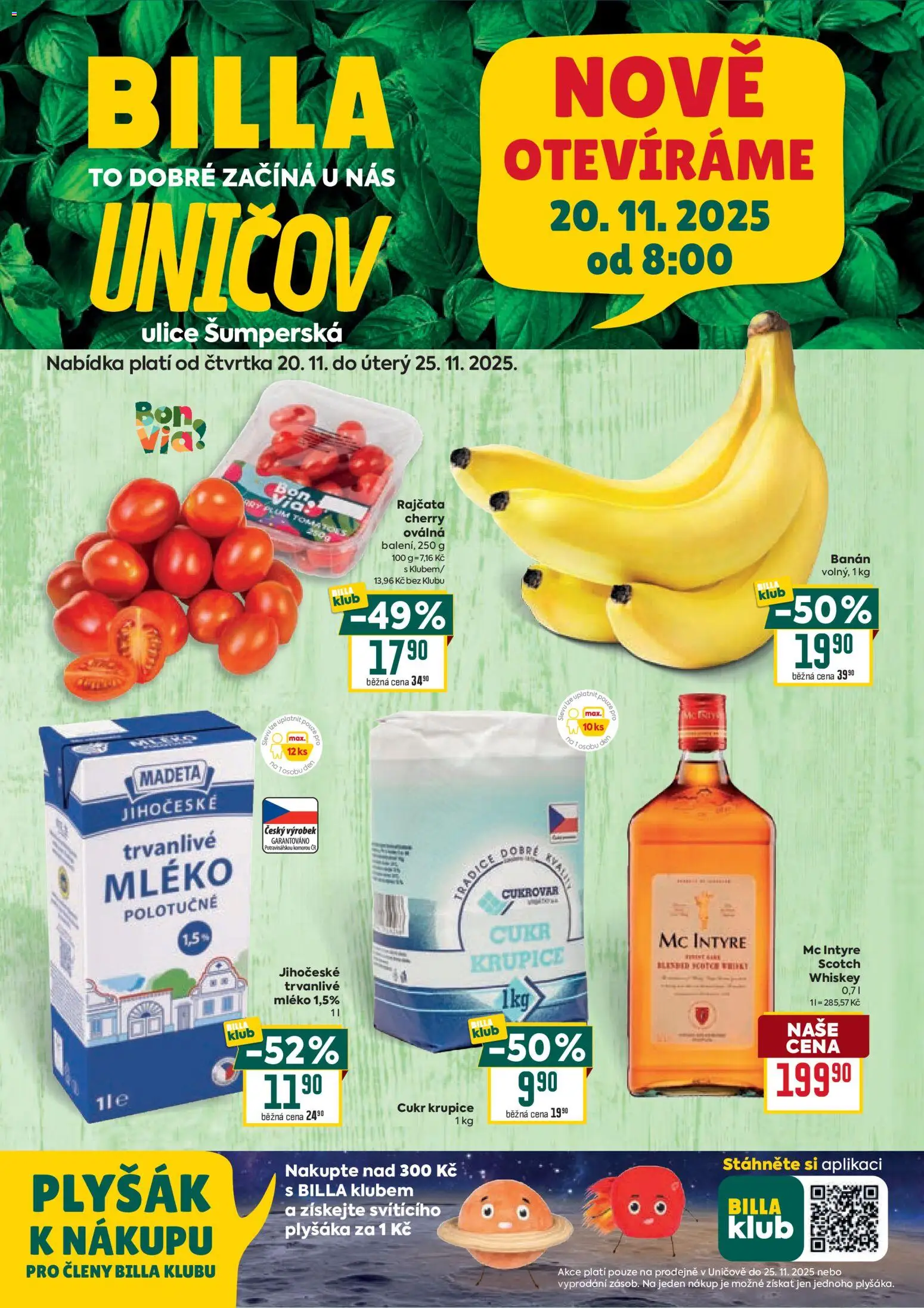 Náhled nabídky: Billa Leták - Speciál: Uničov platný od 20.11.2025