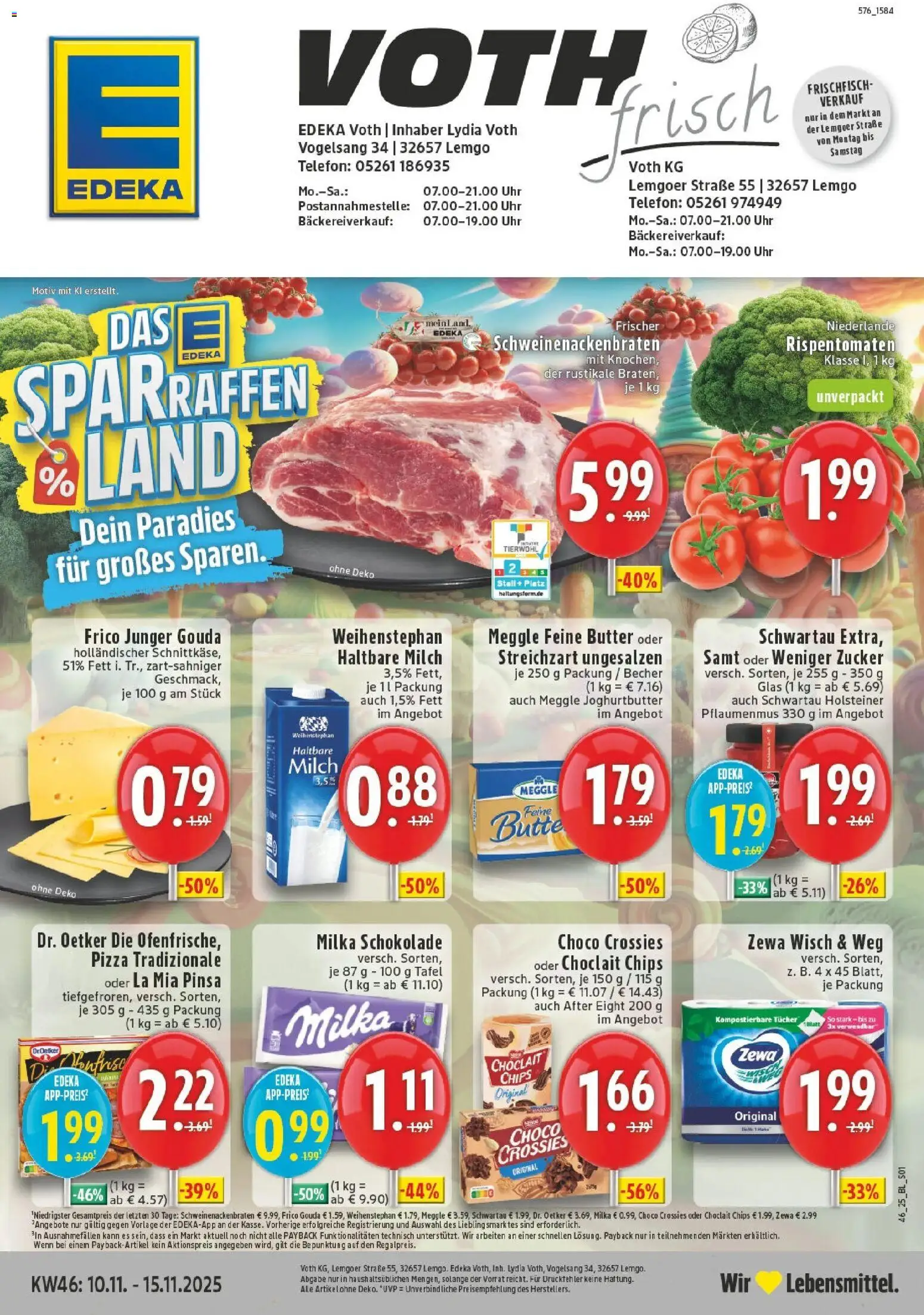 Vorschau von dem Prospekt des Geschäftes Edeka, gültig ab dem 09.11.2025