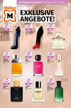 Vorschau des Merkblatts Aktionen Parfümerie vom Shop Müller gültig von 30.10.2025 bis 12.11.2025