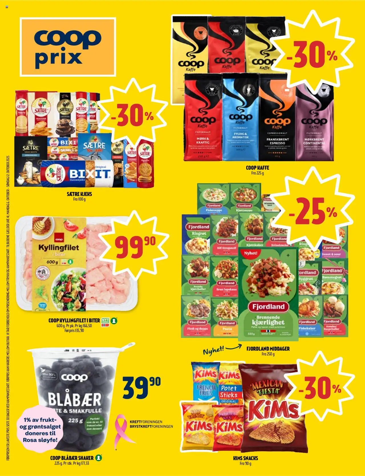 Kundeavis Coop Prix gyldig fra 06/10/2025 - Sidenummer 1