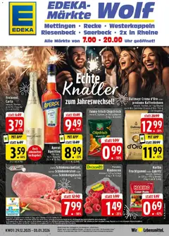 Vorschau von dem Prospekt des Geschäftes Edeka, gültig ab dem 28.12.2025