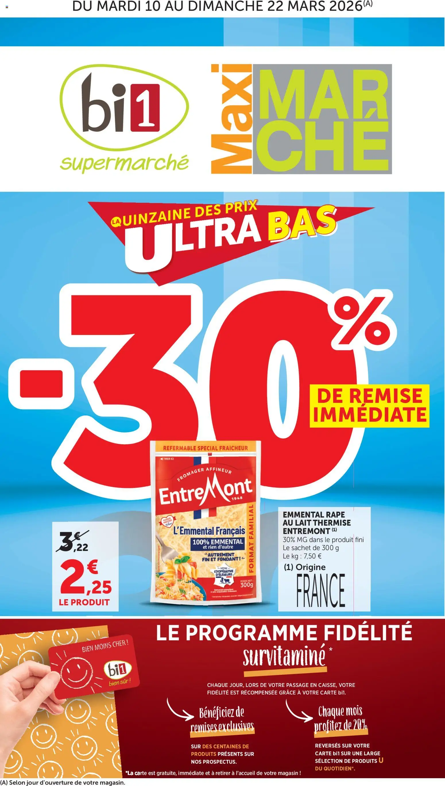 Prévisualisation de bi1 catalogue du magasin bi1 formulaire valide 10/03/2026