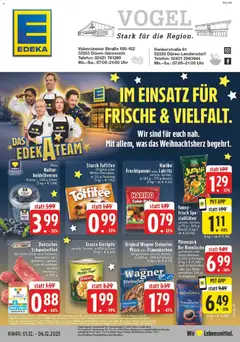 Vorschau von dem Prospekt des Geschäftes Edeka, gültig ab dem 01.12.2025