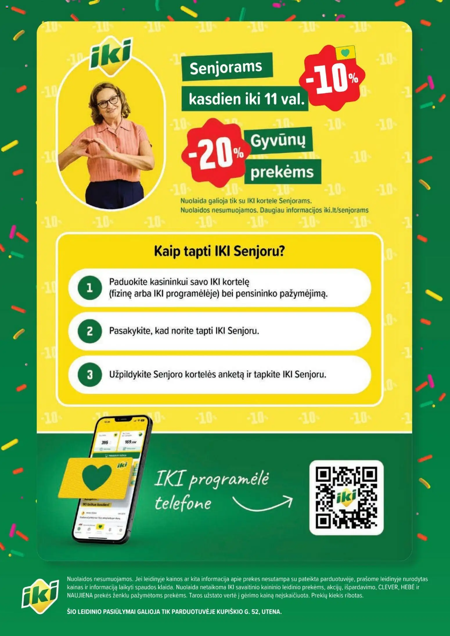 IKI parduotuvės leidinio Leidinys - Specialūs pasiūlymai, Kupiškio g. 52, Utena galiojančio nuo 2025.12.12 peržiūra