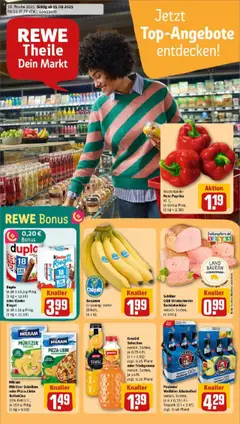 Vorschau von dem Prospekt des Geschäftes Rewe, gültig ab dem 14.09.2025