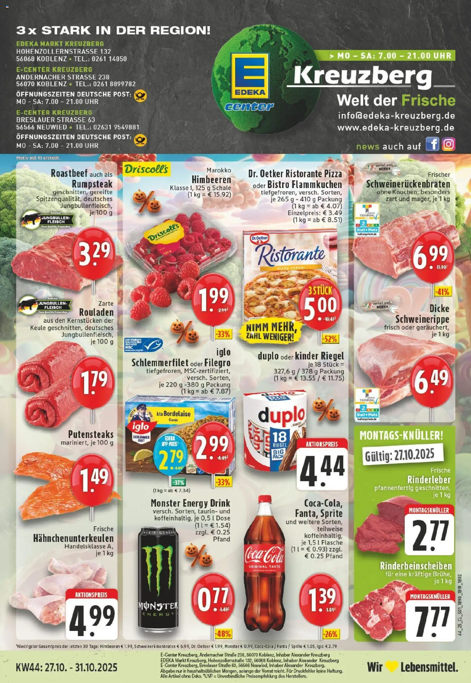 EDEKA Prospekt ab 26.10.2025 - Prospekt Koblenz Online