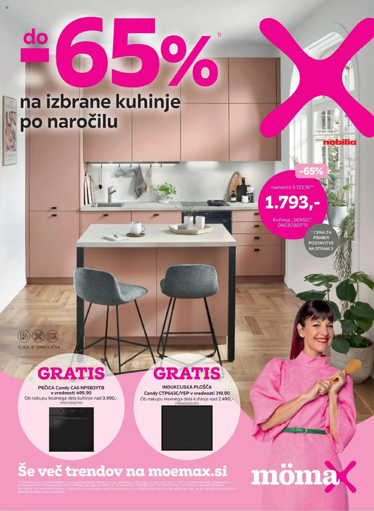 Mömax Do -65% na izbrane kuhinje po naročilu od 27.09.2025 - aktualna ponudba - stran 1