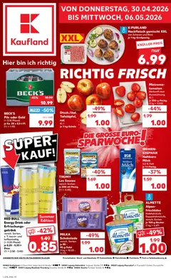 Vorschau von dem Prospekt des Geschäftes Kaufland, gültig ab dem 30.04.2026