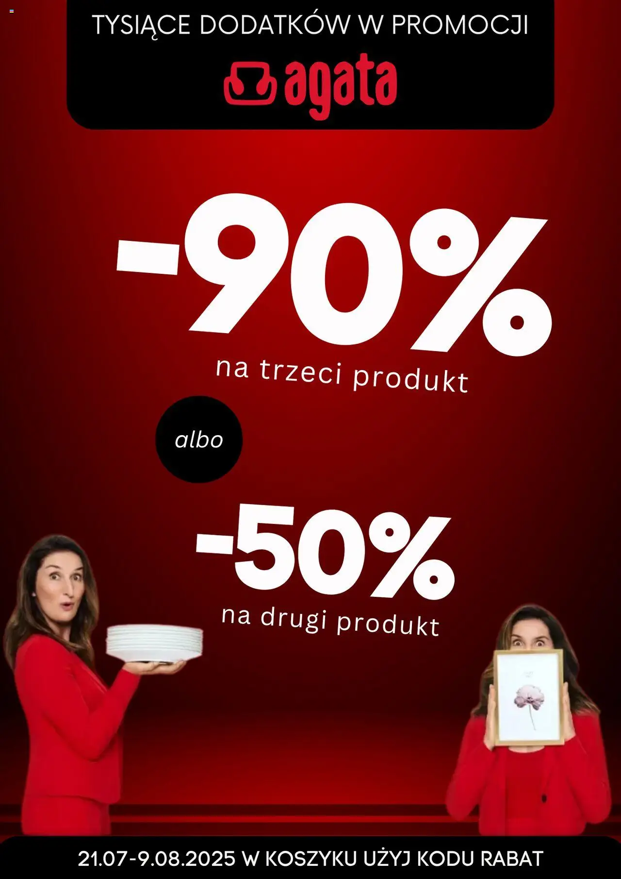 Salony Agata 21.07.2025 - gazetka i promocje online - Numer strony 1