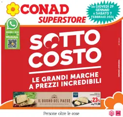 Anteprima dell'opuscolo Volantino Superstore Lombardia dal negozio Conad valido da 29/01/2026