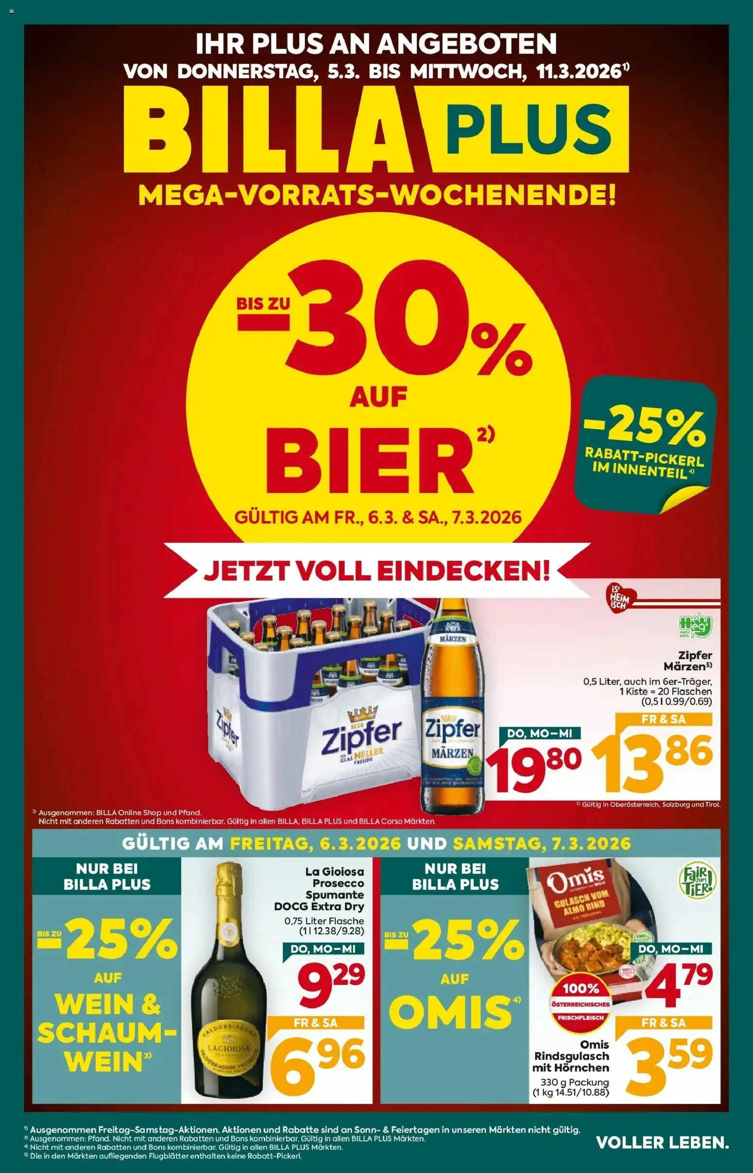 Vorschau der Angebote: Billa Plus Billa Plus Flugblatt -Tirol gültig ab 05.03.2026