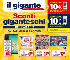 Anteprima dell'opuscolo Attuale volantino dal negozio Il Gigante valido da 24/07/2025