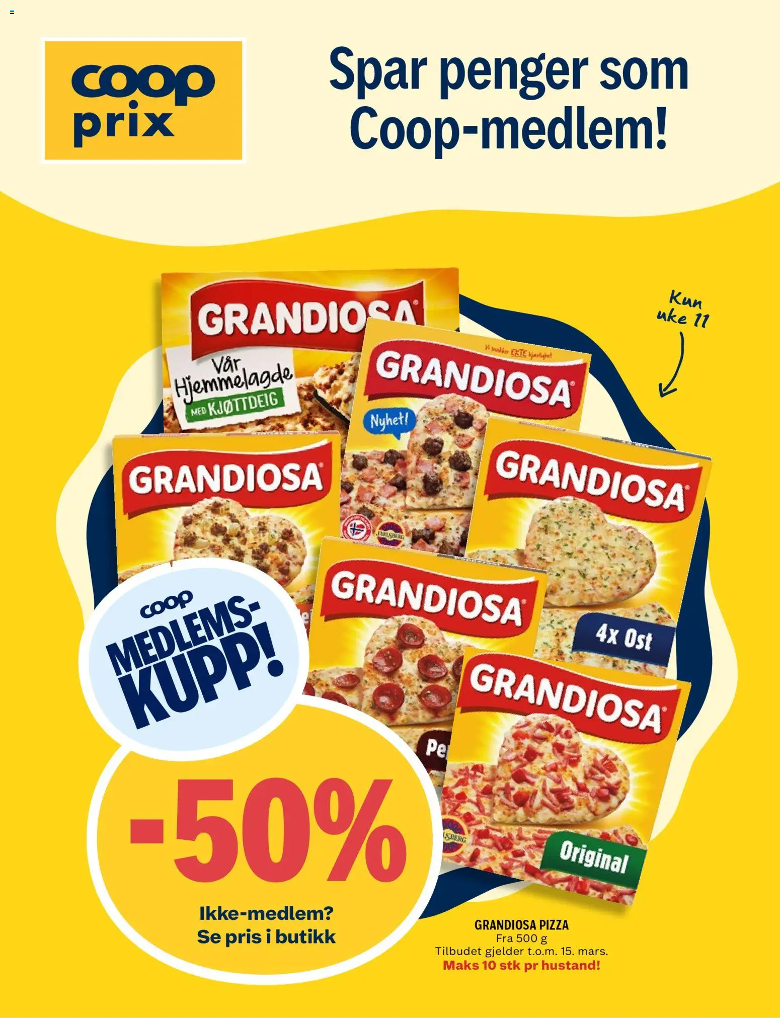 Forhåndsvis Coop Prix kundeavis fra butikk Coop Prix gyldig fra 09/03/2026