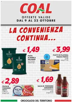 Anteprima dell'opuscolo Volantino La Convenienza Continua dal negozio Coal valido da 09/10/2025