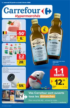 Voorbeeld van Folder de la semaine 4 van winkel Carrefour geldig vanaf 21/01/2026