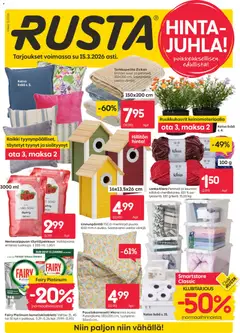 Kaupan Rusta Rusta tarjoukset esikatselu, voimassa 09/03/2026