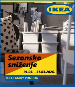 Pregled letka IKEA Katalog trgovine IKEA vrijedi od 02.03.2026