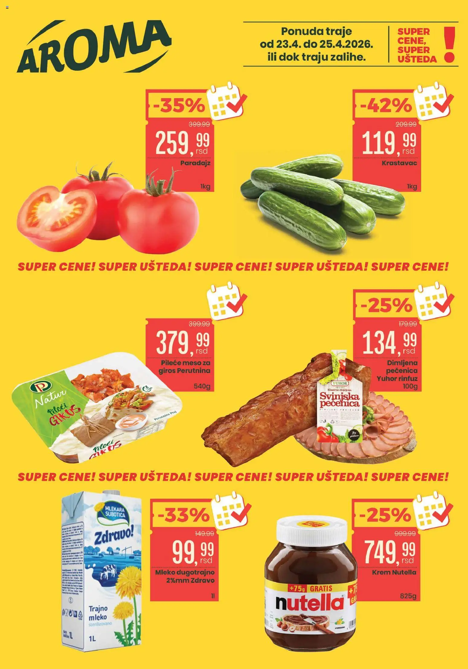 Pregled Aroma Market kataloga - važi od 23.04.2026