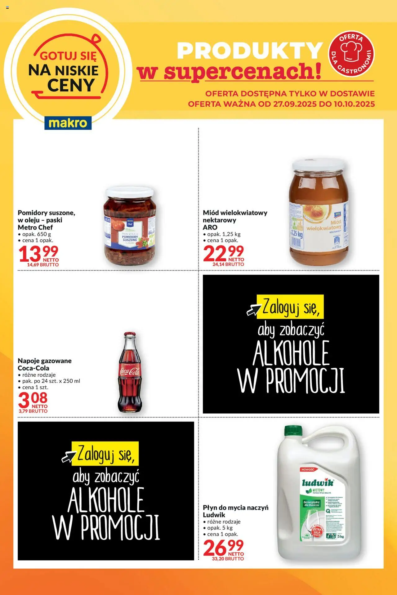 Makro Gotuj się na niskie ceny w dostawie od 27.09.2025 - Nowa Gazetka - Numer strony 1