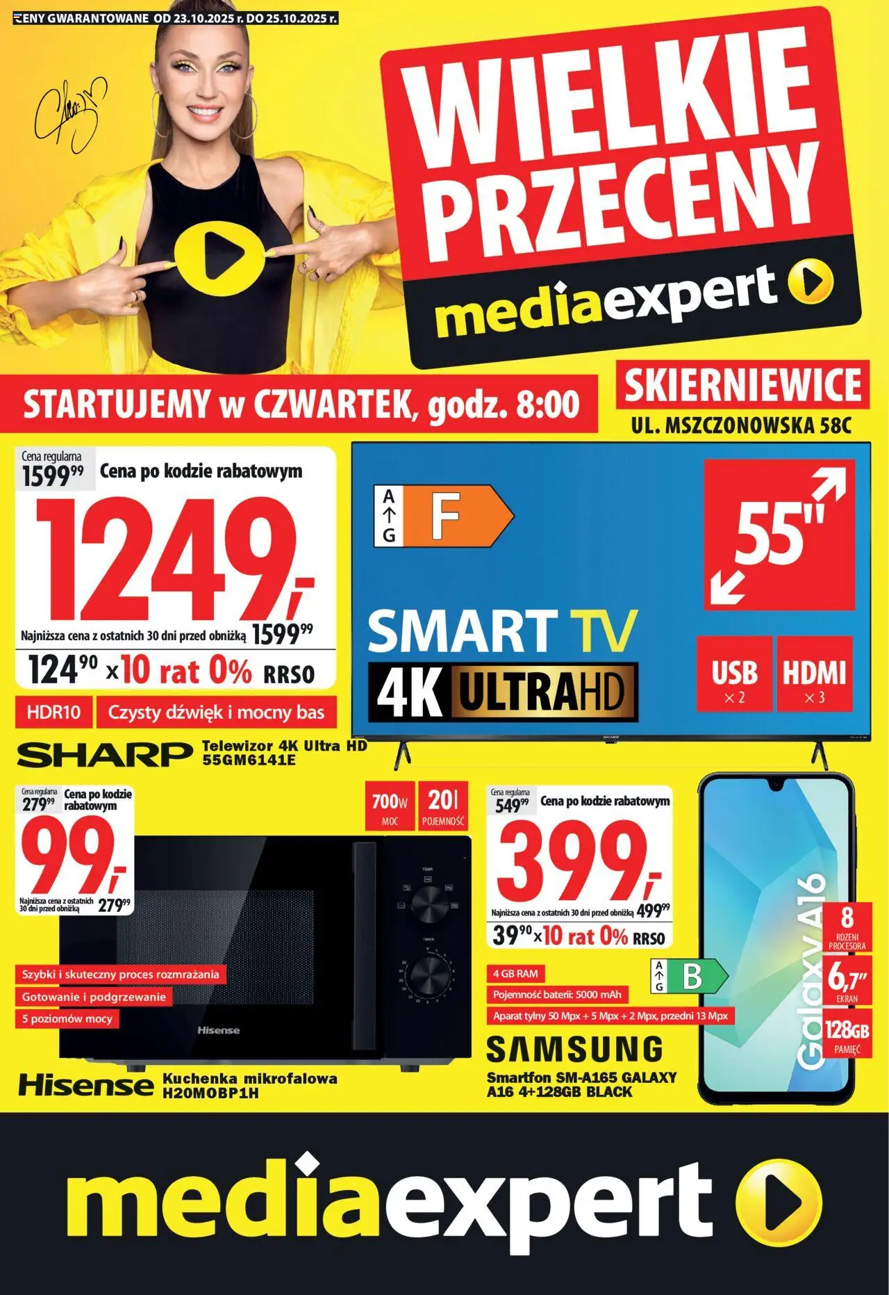 Mediaexpert Wielkie przeceny - Skierniewice od 23.10.2025 - Nowa Gazetka - Numer strony 1