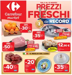 Anteprima dell'opuscolo Carrefour Volantino Market - Tivoli dal negozio Carrefour valido da 02/03/2026