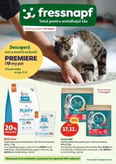 Previzualizarea de cataloage: Fressnapf Catalog nou valabil de la 07.08.2025
