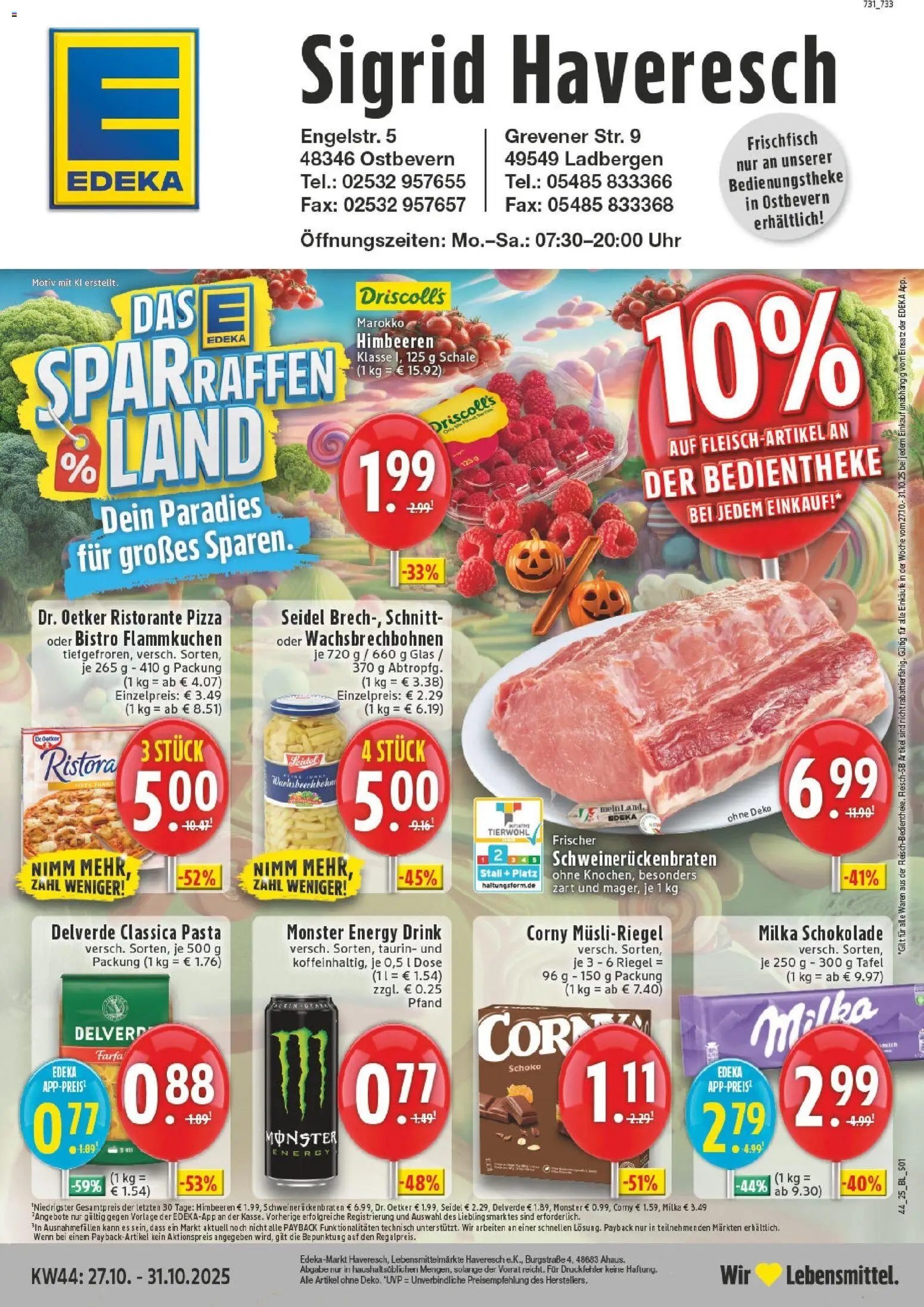 Vorschau von dem Prospekt des Geschäftes Edeka, gültig ab dem 26.10.2025