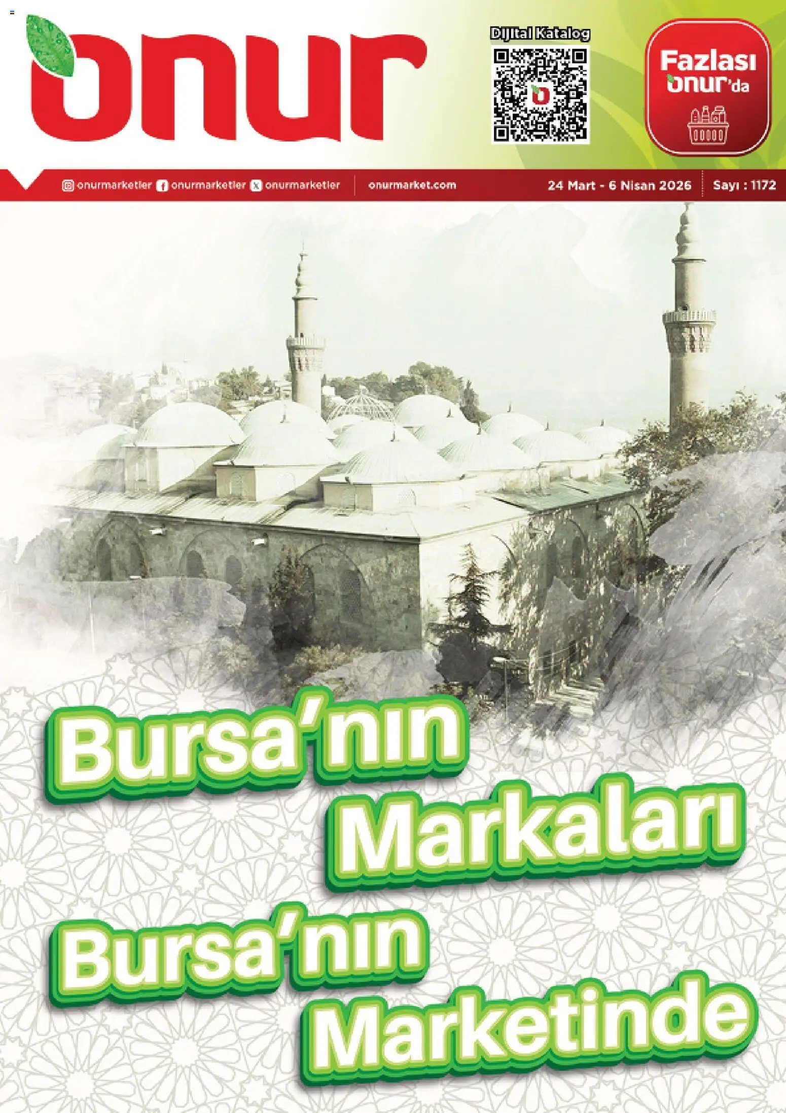 Onur Market Onur Market Katalog - Bursa 24.03.2026 - Broşürünün önizlemesi