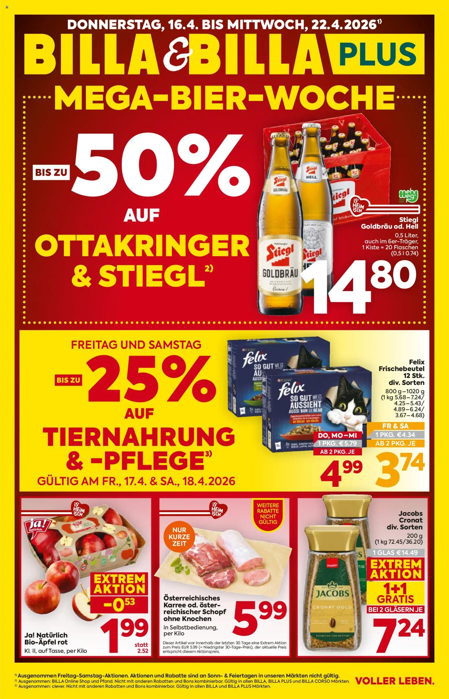 Vorschau der Angebote: Billa Billa Flugblatt - Tirol gültig ab 16.04.2026