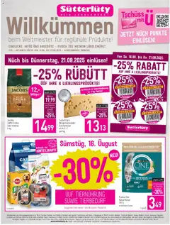 Vorschau der Angebote: Sutterlüty Flugblatt gültig ab 14.08.2025