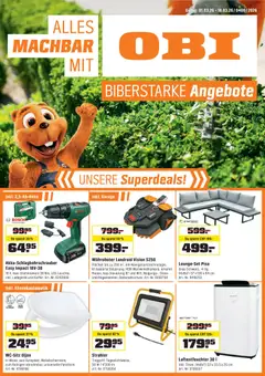 Vorschau des Merkblatts ALLES MACHBAR MIT OBI vom Shop OBI gültig von 28.02.2026 bis 18.03.2026