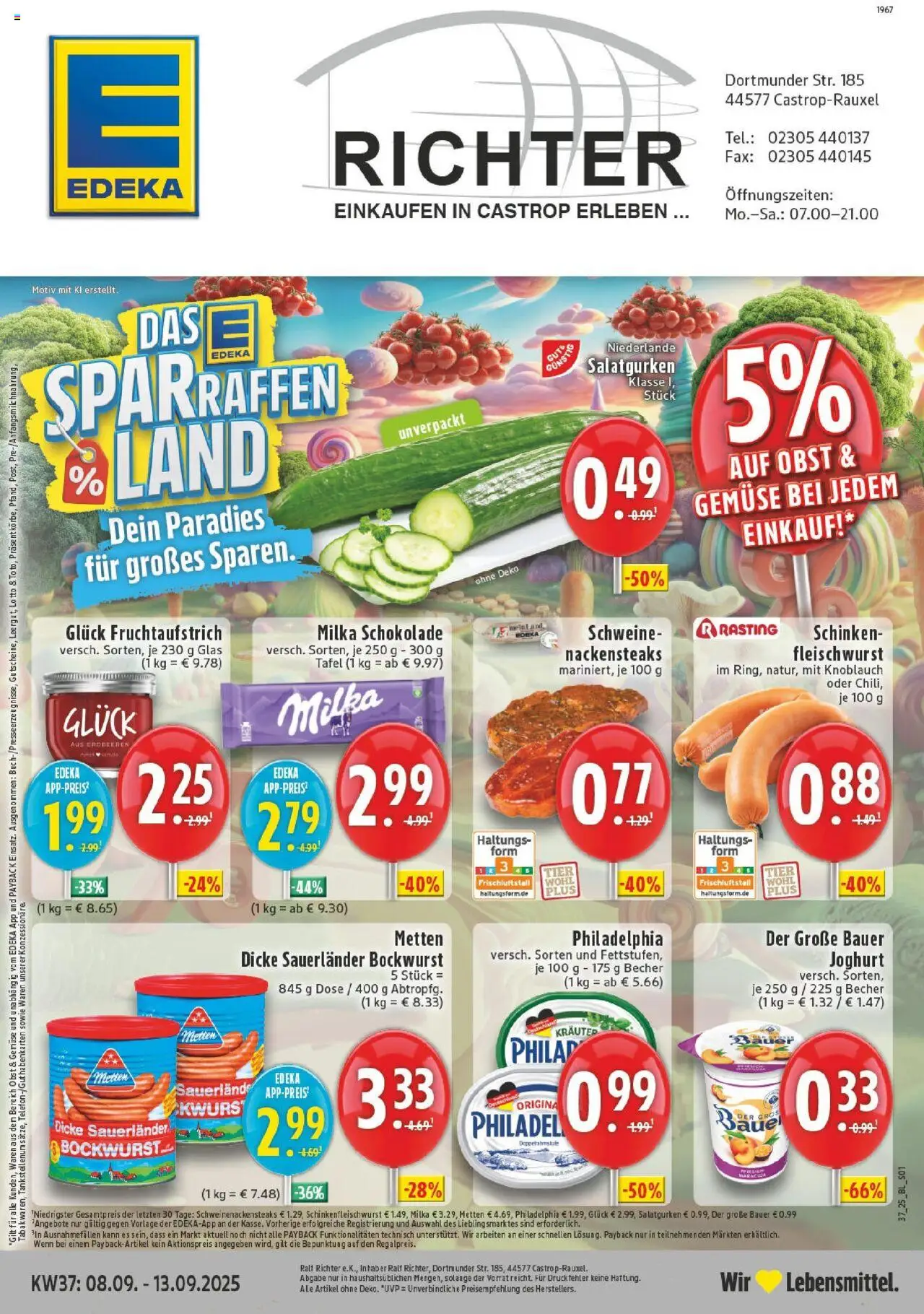 EDEKA Prospekt ab 07.09.2025 - Prospekt Castrop-Rauxel Online