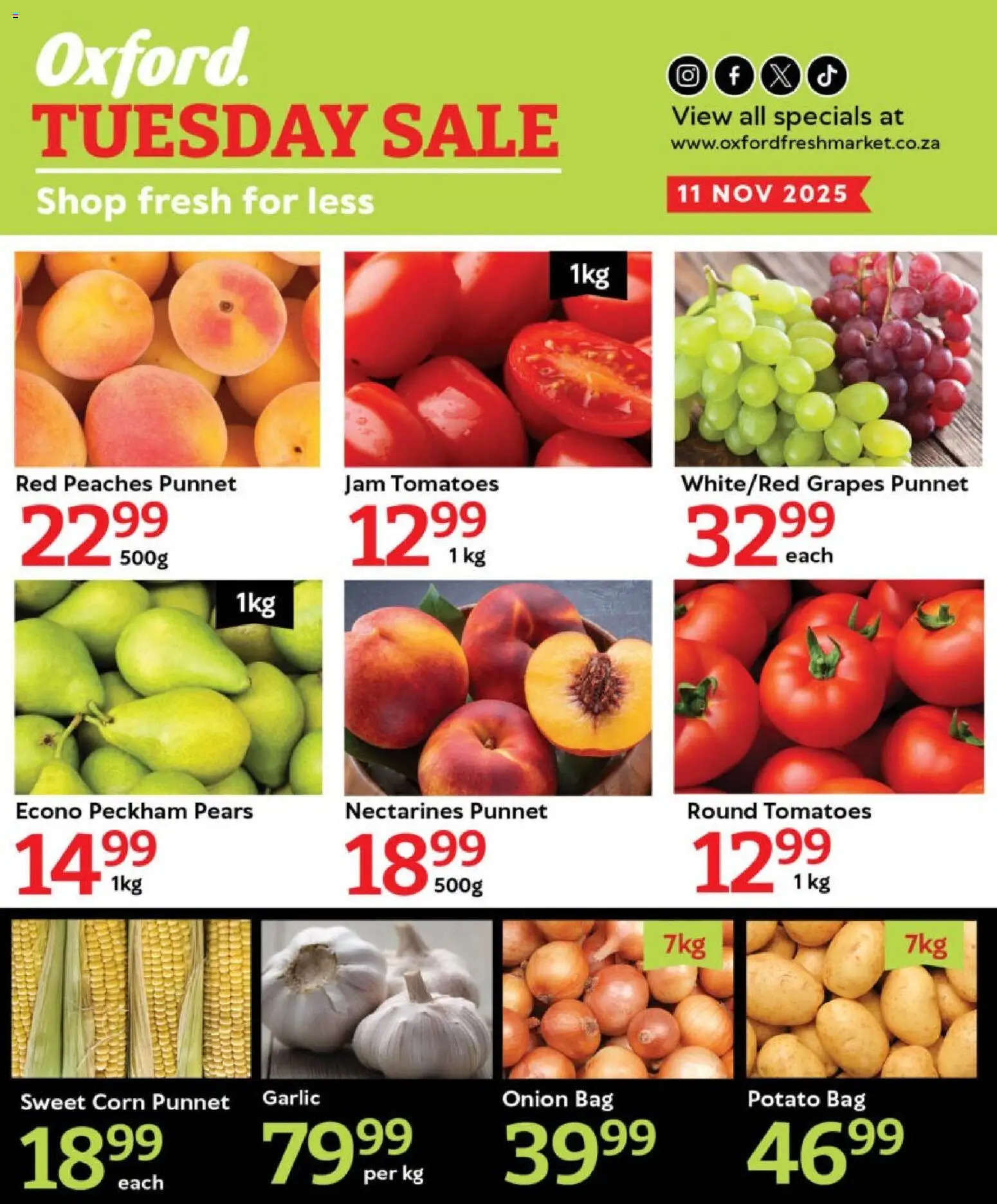 Preview of Oxford Freshmarket flyer valid from 10/11/2025