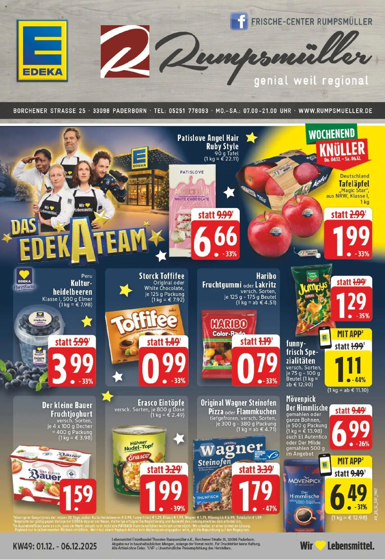 Vorschau von dem Prospekt des Geschäftes Edeka, gültig ab dem 01.12.2025