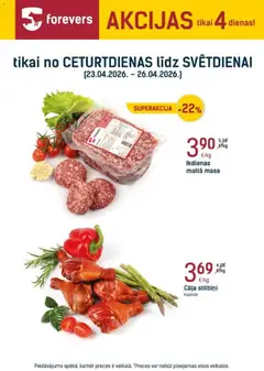 Skatīt Forevers akciju bukletu, derīgs no 23.04.2026.