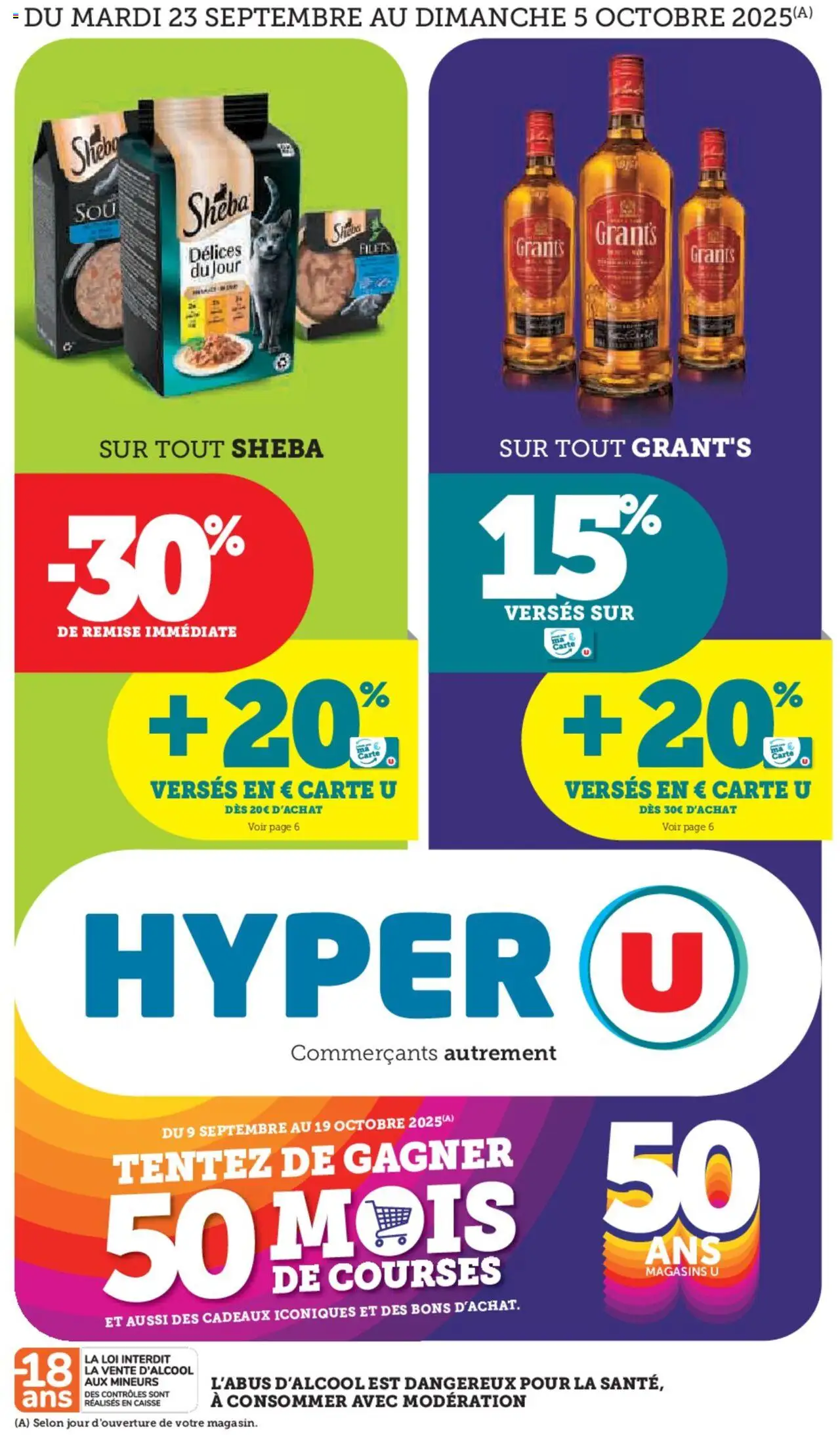 Catalogue de la boutique Hyper U valable du 23/09/2025 - Page numéro 1