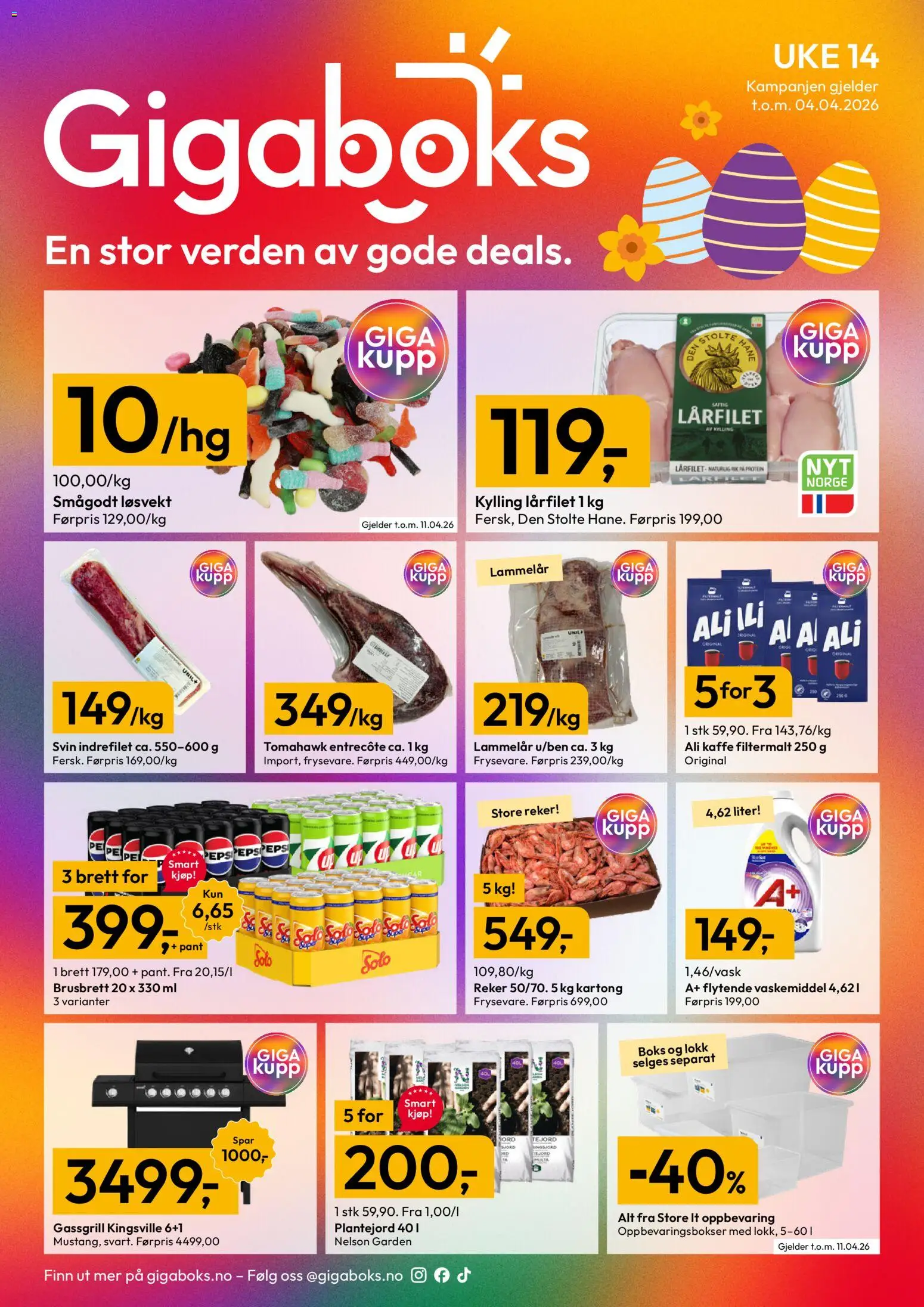 Forhåndsvis Gigaboks kundeavis fra butikk Gigaboks gyldig fra 30/03/2026