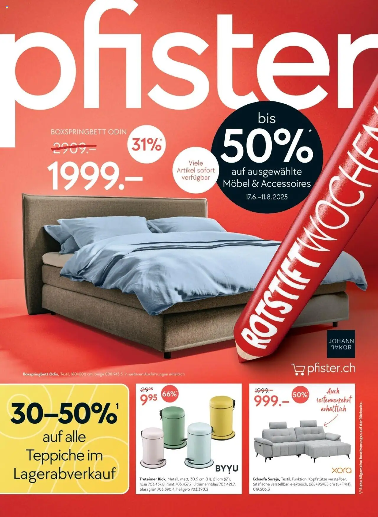 Pfister Prospekt Rotstift 2.5 DE ab 17.06.2025 - Seitennummer 1