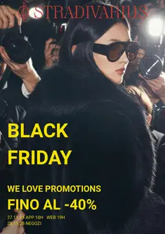 Anteprima dell'opuscolo Black Friday dal negozio Stradivarius valido da 27/11/2025
