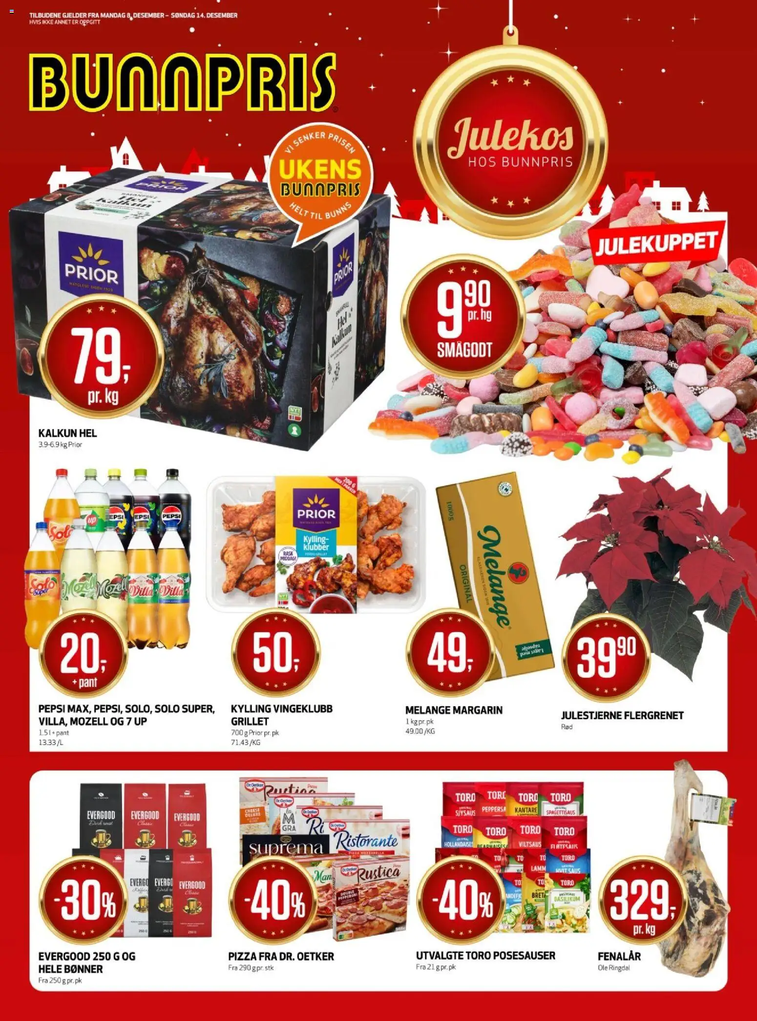 Forhåndsvis Kundeavis Kristiansund fra butikk Bunnpris gyldig fra 08/12/2025