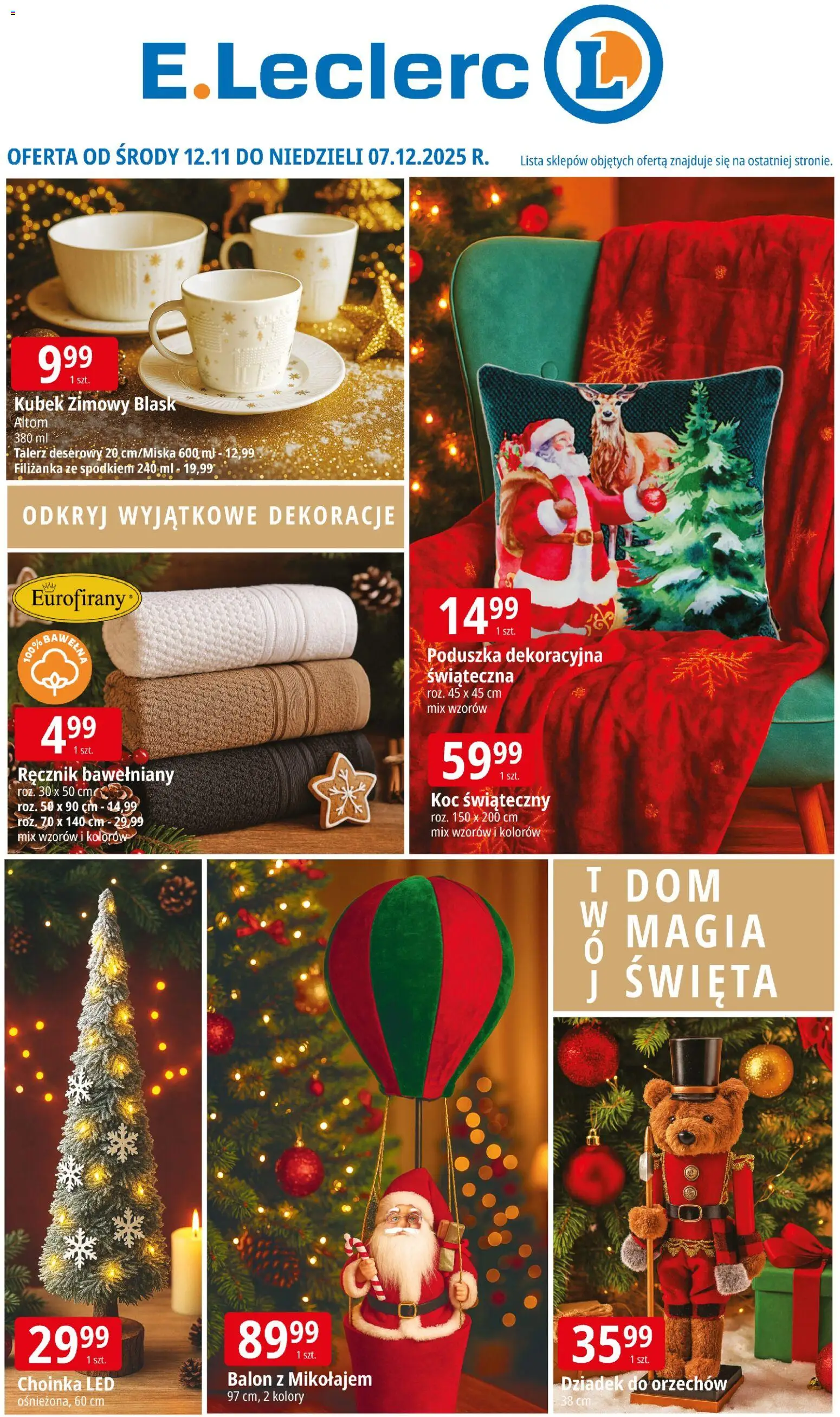 Pogląd gazetki "Tychy" ze sklepu E.Leclerc ważnej od 12.11.2025