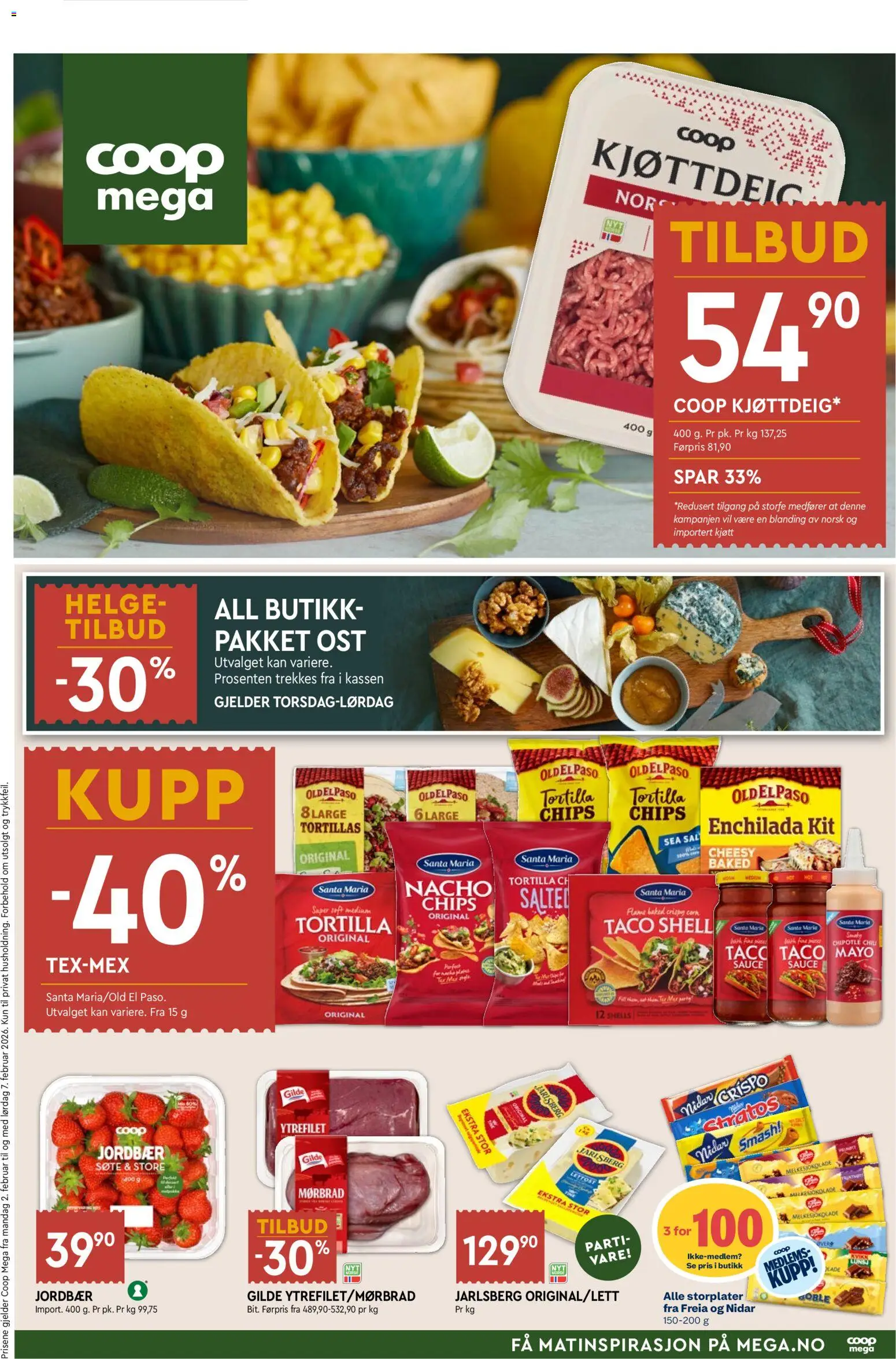 Forhåndsvis Kundeavis fra butikk Coop Mega gyldig fra 02/02/2026