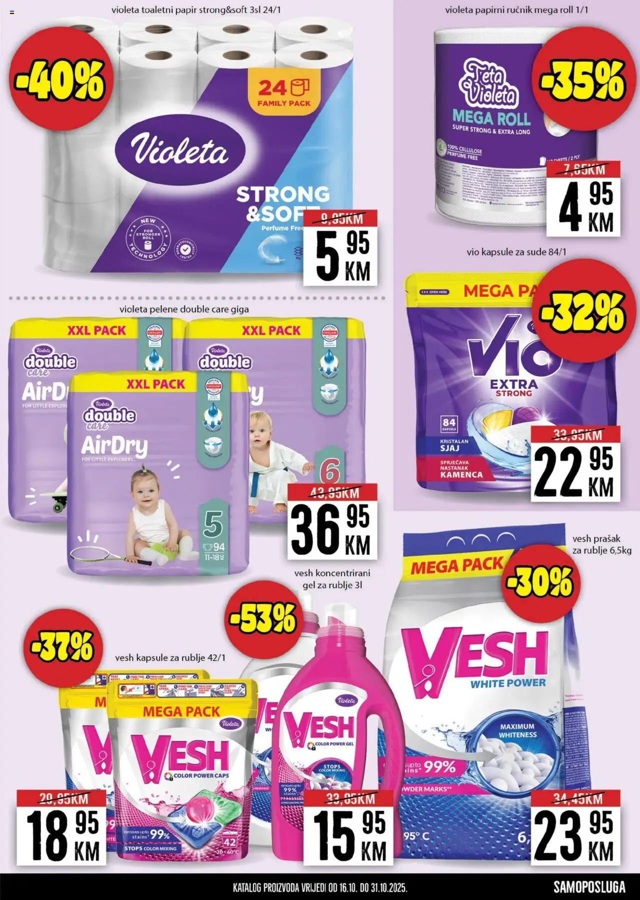 Pregled letka Katalog trgovine Prodex vrijedi od 2025.10.16