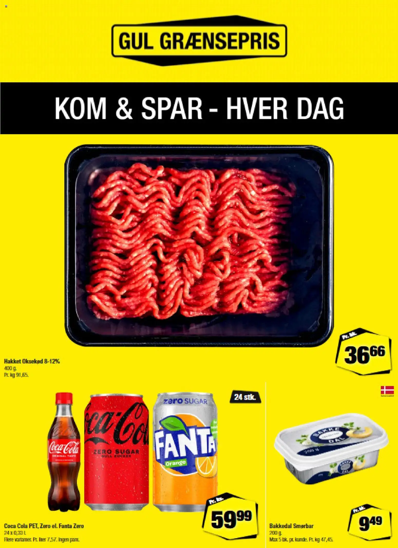 Eksempel på tilbudsavis Gul Grænsepris fra butik Calle gyldig fra 02/01/2026