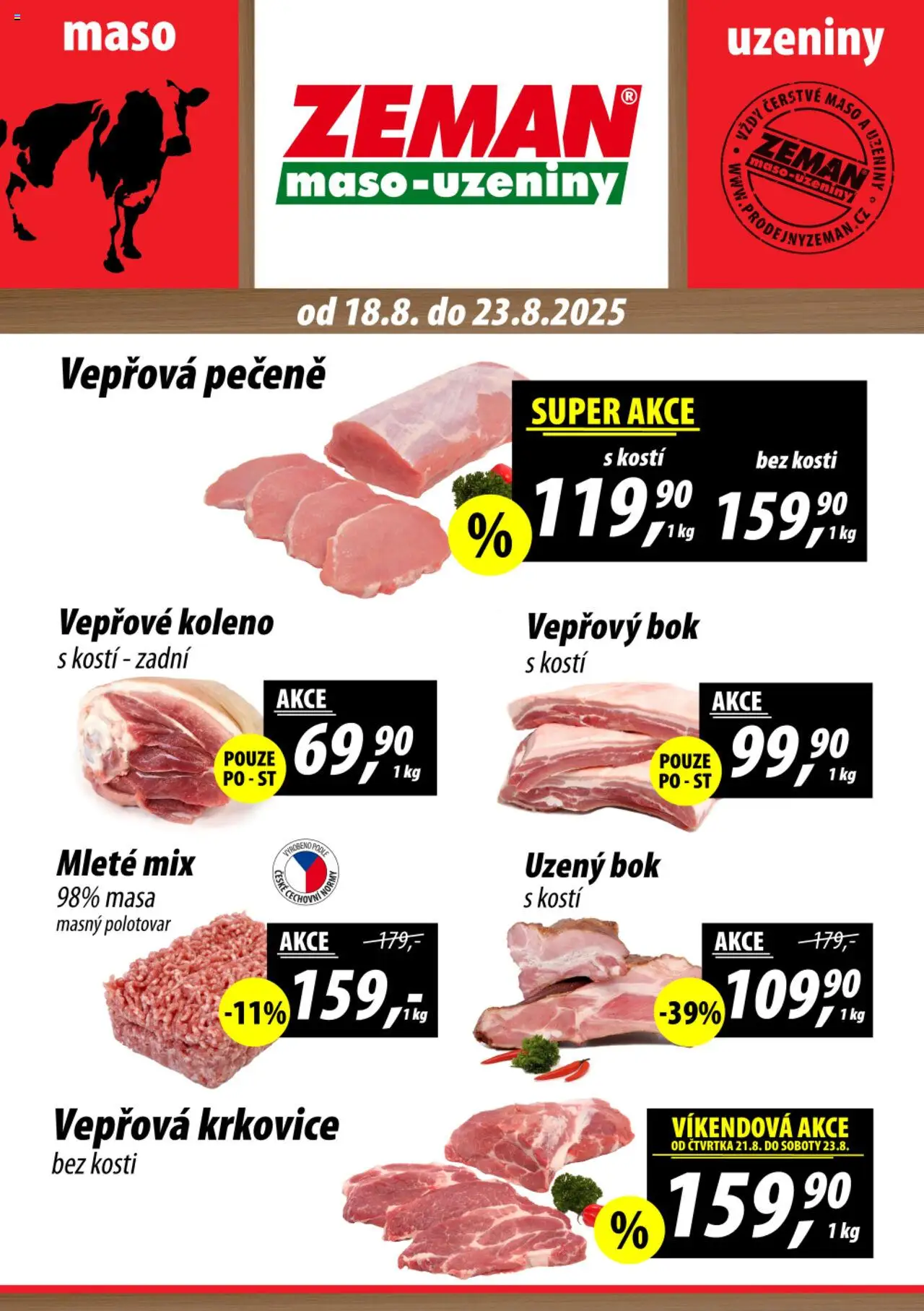  Prodejny Zeman Leták (18.08.2025 - 23.08.2025)